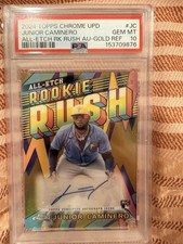 2024 Topps Chrome Update All Etch Junior Caminero Gold /50 Auto PSA 10! Rookie