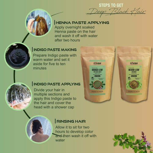 Iyush Indigo Leaf Powder 900gm - Picture 4 of 8