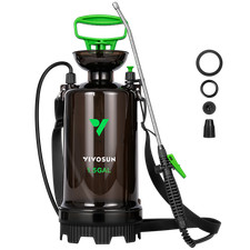 VIVOSUN 1.5gal/6L Pump Sprayer Spray Bottle Adjustable Nozzle Translucent Tank