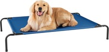 50" Elevated Dog Bed   Raised Cooling Cot for Large Dogs, Outdoor Pet Hammock