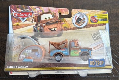 DISNEY PIXAR CARS MATER & TRAILER 2 Pack - HTF - NIP 