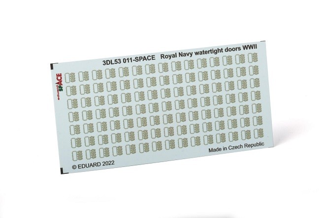 Eduard Accessories 3DL53011 - 1:350 Royal Navy Watertight Doors WWII SPACE - New