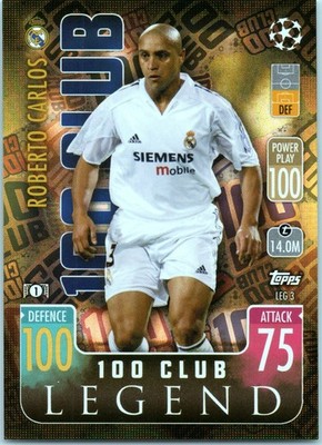 2021-22 Topps Match Attax UCL Extra - 100 Club Legend Roberto Carlos #LEG 3