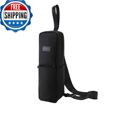 PackIt Freezable Wine Carrier Bag - Black, w/Adjustable Crossbody Strap