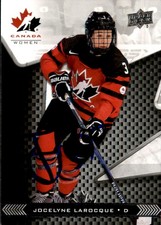 Jocelyne Larocque Signed 2018 Upper Deck Canada Card PWHL Toronto Sceptres