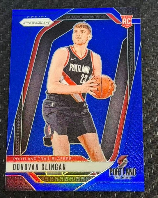 Donovan Clingan 2024-25 Panini Prizm RC Rookie Blue /199 #221
