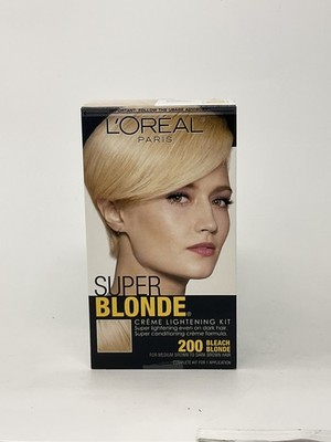 Loreal Super Blonde Creme Lightening Kit, #200 Bleach Blonde, 1 KIT