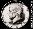 1964 Silver Kennedy Half Dollar - Choice Gem Proof  Lustrous  #J8781