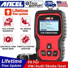 Full System OBD2 Car scanner for VW/Audi Scan Tool Oil Service Due/Brake Reset 