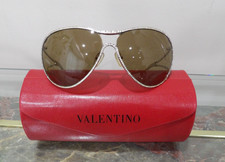 Valentino Rhinestone Aviator Sunglasses w/ Ha...