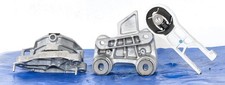 Support moteur Fiat 600