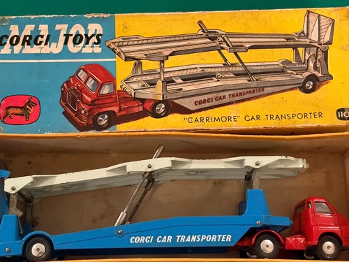VINTAGE CORGI MAJOR TOYS BOXED CARRIMORE CAR TRANSPORTER ORIGINAL