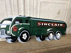 Vintage Sinclair Motor Oil Sign Service Station Can Gas Pump Battery Shop Dino