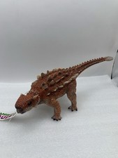 Ankylosaurus Dinosaur Figure Armored Spiked Dino Solid w/ Movable Jaw BA