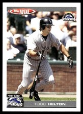 Todd Helton 2004 Topps Total #450 Rockies MLB READ FREE SHIPPING AutographDen