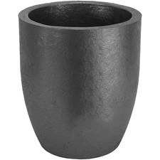 #25-55Lbs-25Kg Premium Graphite Crucible, Silicon Carbide Clay Crucible Cup for