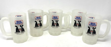 Lot: 5 Spuds MacKenzie Bud Light Plastic Beer Mugs Fright Night 1987 VTG Glows