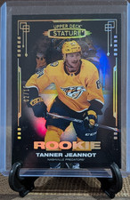 2021-22 TANNER JEANNOT Upper Deck Stature Rookies Black  /15 #188 Rookie RC