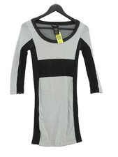 Bebe Bodycon Midi Dress M in Black