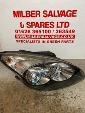 HYUNDAI I30 FRONT DRIVERS O/S SIDE HEADLIGHT HEADLAMP 57 PLATE BLACK TRIM