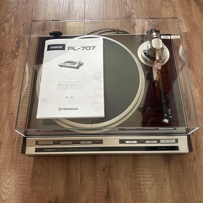 Pioneer PL-707 Direct Drive Full-Automatic Turntable Record Player tested japan