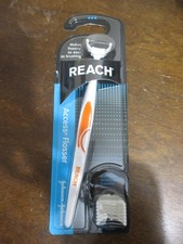 Reach Access Flosser with Disposable 8 Snap On Floss Heads SEALED Orange