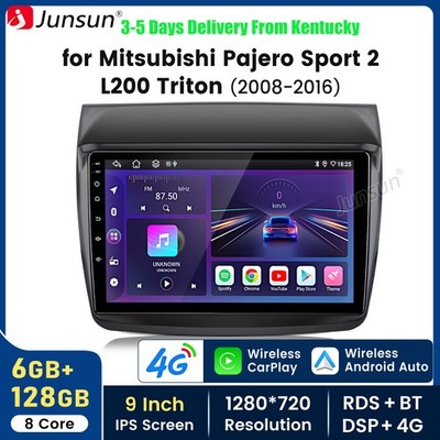 8Core 6+128G Android15 Carplay Radio 9''For Mitsubishi Pajero Sport 2 L200 Triton