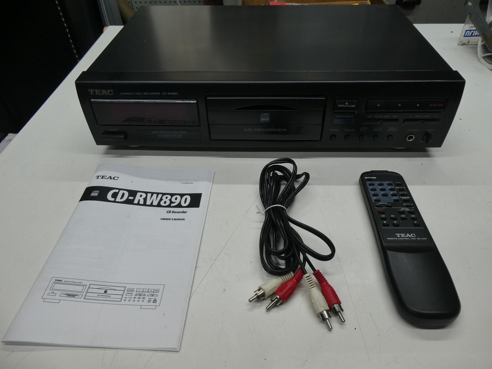 W/remote Black Cd-r Cd-rw Lot