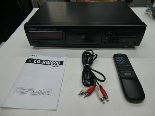 ? NEW DEMO! TEAC CD-RW890 CD Recorder Player w/Remote Black CD-R CD-RW LOT