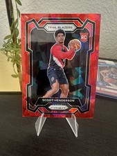 2023-24 Panini Prizm - Scoot Henderson #141 Red Ice Prizm (RC)