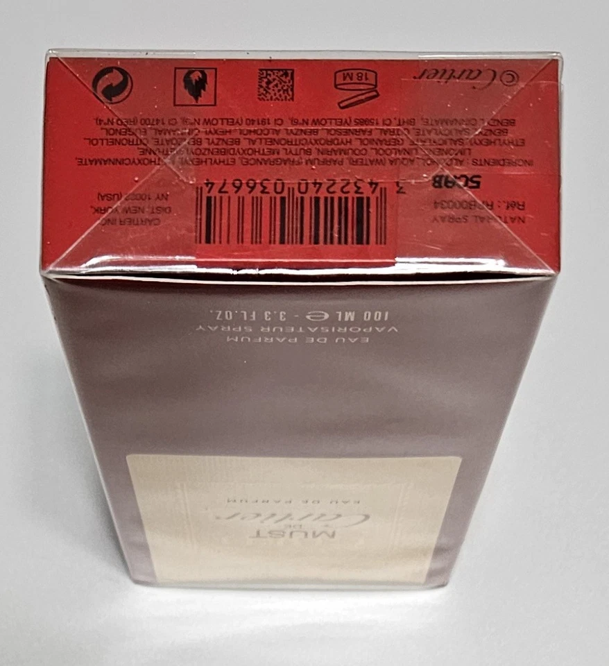 Cartier Must De Cartier DORADO Eau De Parfum 100 ml 3,3 floz Foto 4 de 4