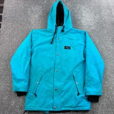 Giacca snowboard Airblaster uomo piccola blu con cappuccio invernale capospalla snowboard