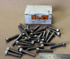 29 PCS 1/4-10 X 1-1/4 FLAT SOCKET HEAD CAP SCREW 18-8 SS STAINLESS STEEL