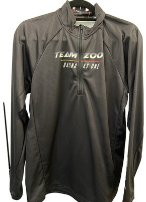 Team Zoot Sponsored Custom Half Zip Triathlon Race Black Jacket Women's Size XXL