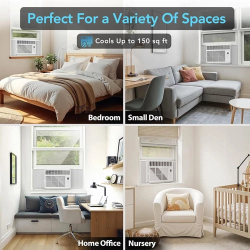 Комнатный кондиционер с пультом дистанционного управления Comfort Zone монтируемый на окно, белый - Изображение 3 из 4