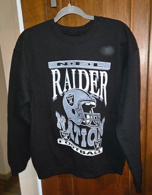 Los Angeles Raider Nation Black Sweatshirt Large NWOT