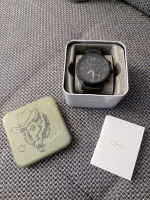 Fossil Herren-Armbanduhr JR1401, Analog, Quartz-Uhrwerk, Schwarz