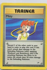 Misty (102) Unlimited Rare Gym Heroes 102/132 HP on eBay
