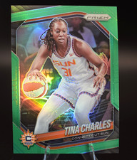 2025 Panini Prizm WNBA #3 Tina Charles Green Prizms