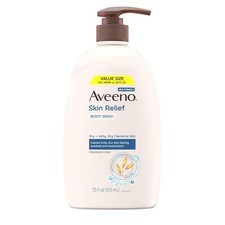 Aveeno Skin Relief Fragrance Free Body Wash, Triple Oat Formula, Gentle Daily Cl