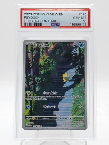 PSYDUCK 2023 POKEMON 151 ILLUSTRATION RARE #175/165 PSA 10 Q3963