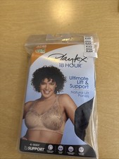 Playtex 18hr 4745 Bra Ultimate Lift And Support 42DDD Black