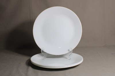 4 Corelle 10 1/4'' Dinner Plates In The Classic White Pattern