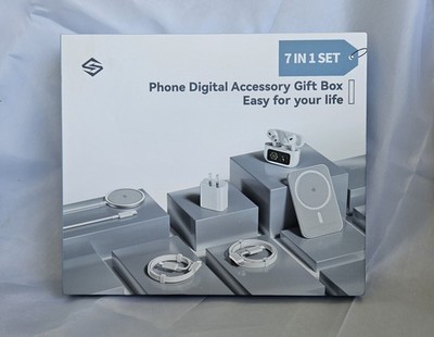 7 in 1 Set Phone Digital Accessory Gift Box For iPhone, BRAND NEW SEALED