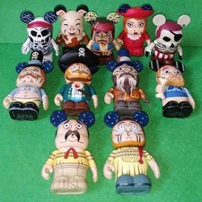 Disney Pirates of the Caribbean Jack Sparrow Vinylmation Figure Used 11pcs Bundl