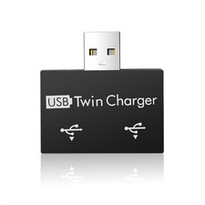Tragbarer Mini-USB-Hub auf 2-Port-LadegeräT-Hub-Adapter USB-Splitter Dualer2399