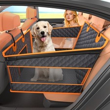 Dog Car Seat for Large Dogs, Back Seat Extender for Dogs, Foldable Pet Car Se...