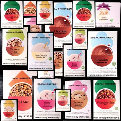 Ideal Protein - 3 Boxes of Your Choice - Free Shipping - USA