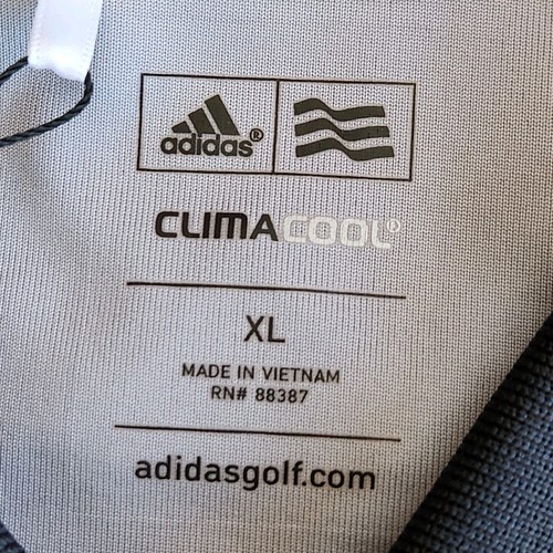 Adidas Golf Polo Mens XL Button Up Embroidered Performance Athleisure Sportswear - Picture 8 of 12