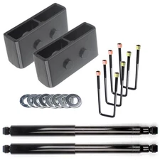 1.5" Rear Leveling Kit & Rear Shocks Struts Absorber for 04-08 Ford F-150 4WD